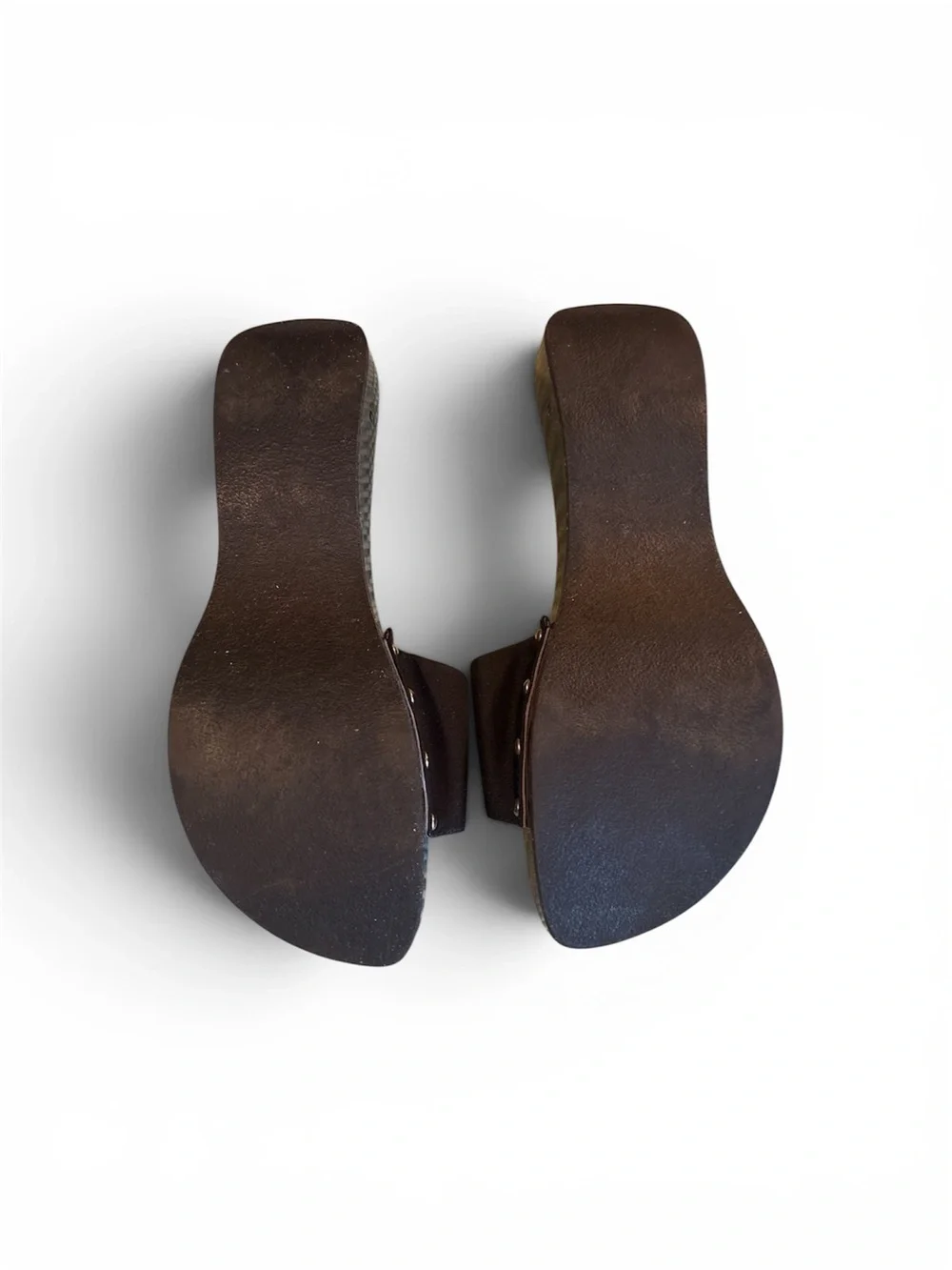 CHANEL Black Slide Sandals with White CC Logo